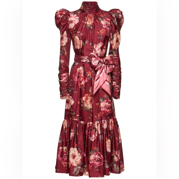 Zimmermann Dresses & Skirts - Zimmermann Luminosity Gathered Frill Midi Dress NWT AU 0P  (US 2P )